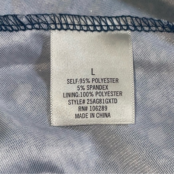 2/$30 Avery Velvet Flare Mini Spaghetti Strap Floral Surplice Dress Size Large - Picture 8 of 8